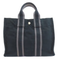 Hermes Black Canvas Handbag (Pre-Owned)