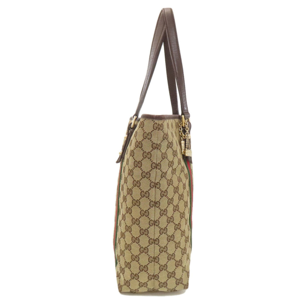 Gucci Brown Canvas Tote Bag (Pre-Owned)