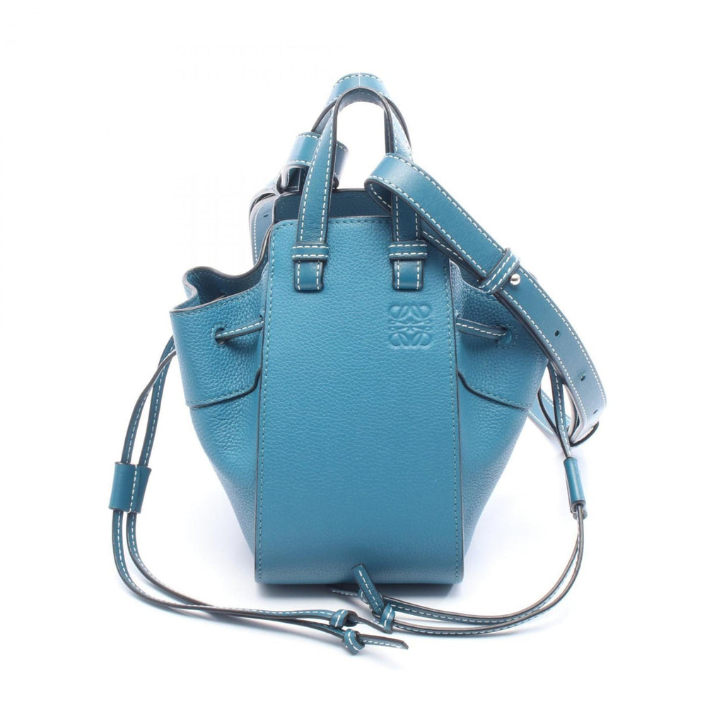 Loewe Blue Leather Handbag (Pre-Owned)
