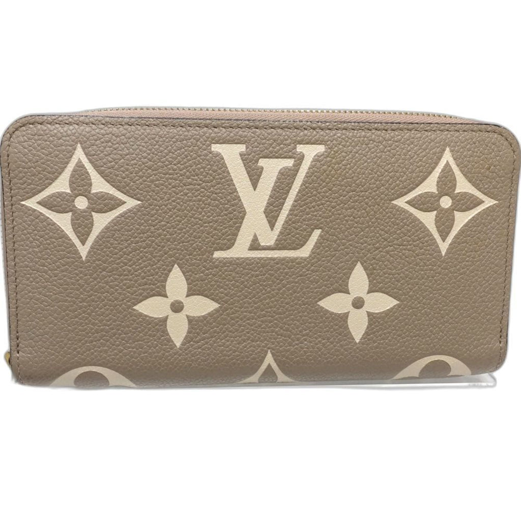 Louis Vuitton Monogram Bicolor Tourterelle Monogram Empreinte Long Wallet (Bi-Fold) (Pre-Owned)
