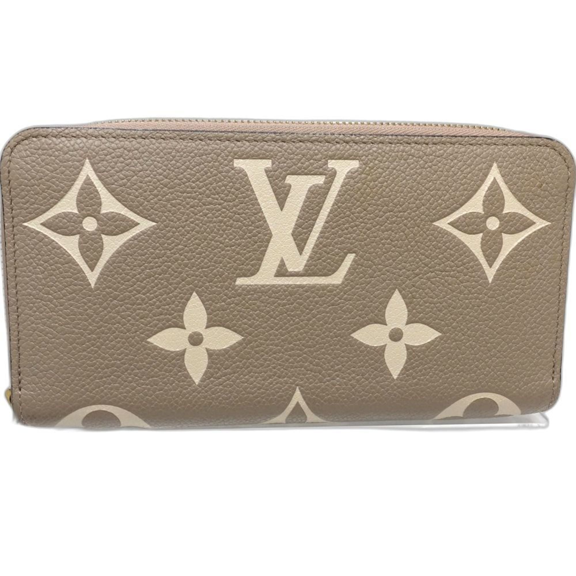 Louis Vuitton Monogram Bicolor Tourterelle Monogram Empreinte Long Wallet (Bi-Fold) (Pre-Owned)