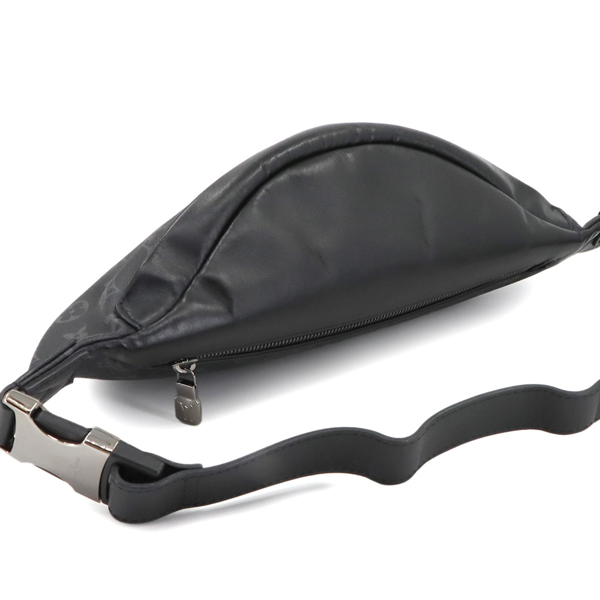 Louis Vuitton Black Gray Monogram Eclipse Monogram Eclipse Fanny Pack Sling Bag (Pre-Owned)