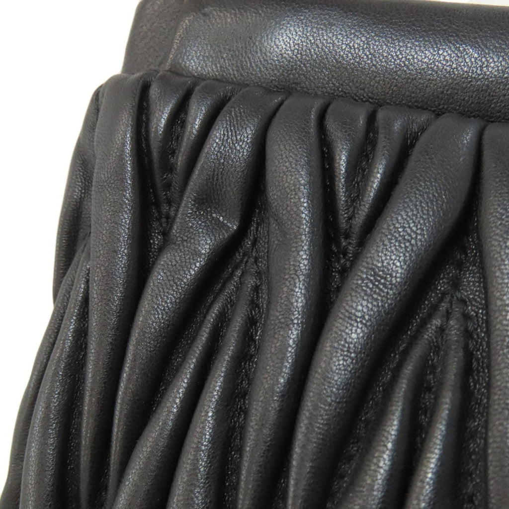 Miu Miu Black Leather Shoulder Bag (Pre-Owned)
