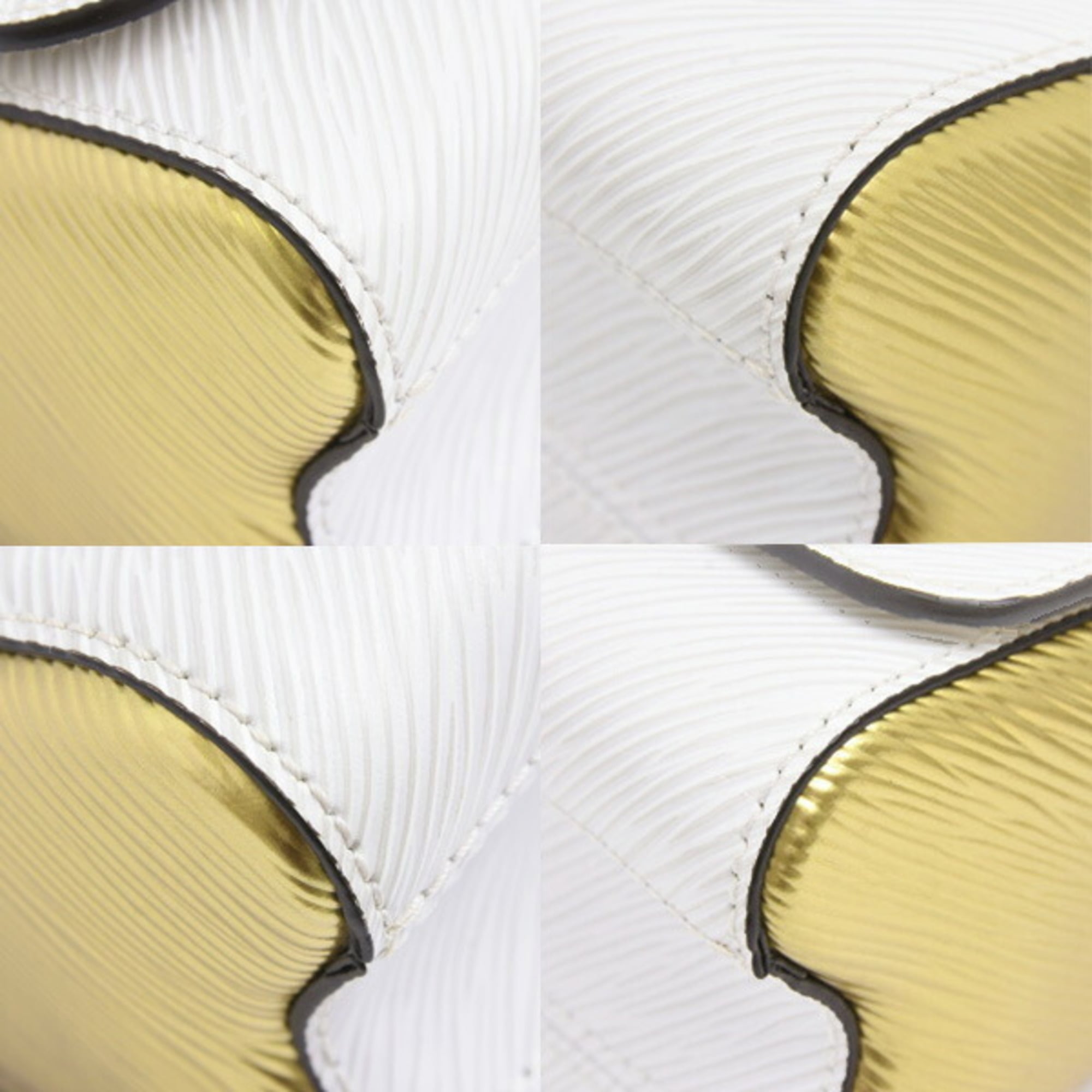 Louis Vuitton Epi White Epi Leather Shoulder Bag (Pre-Owned)