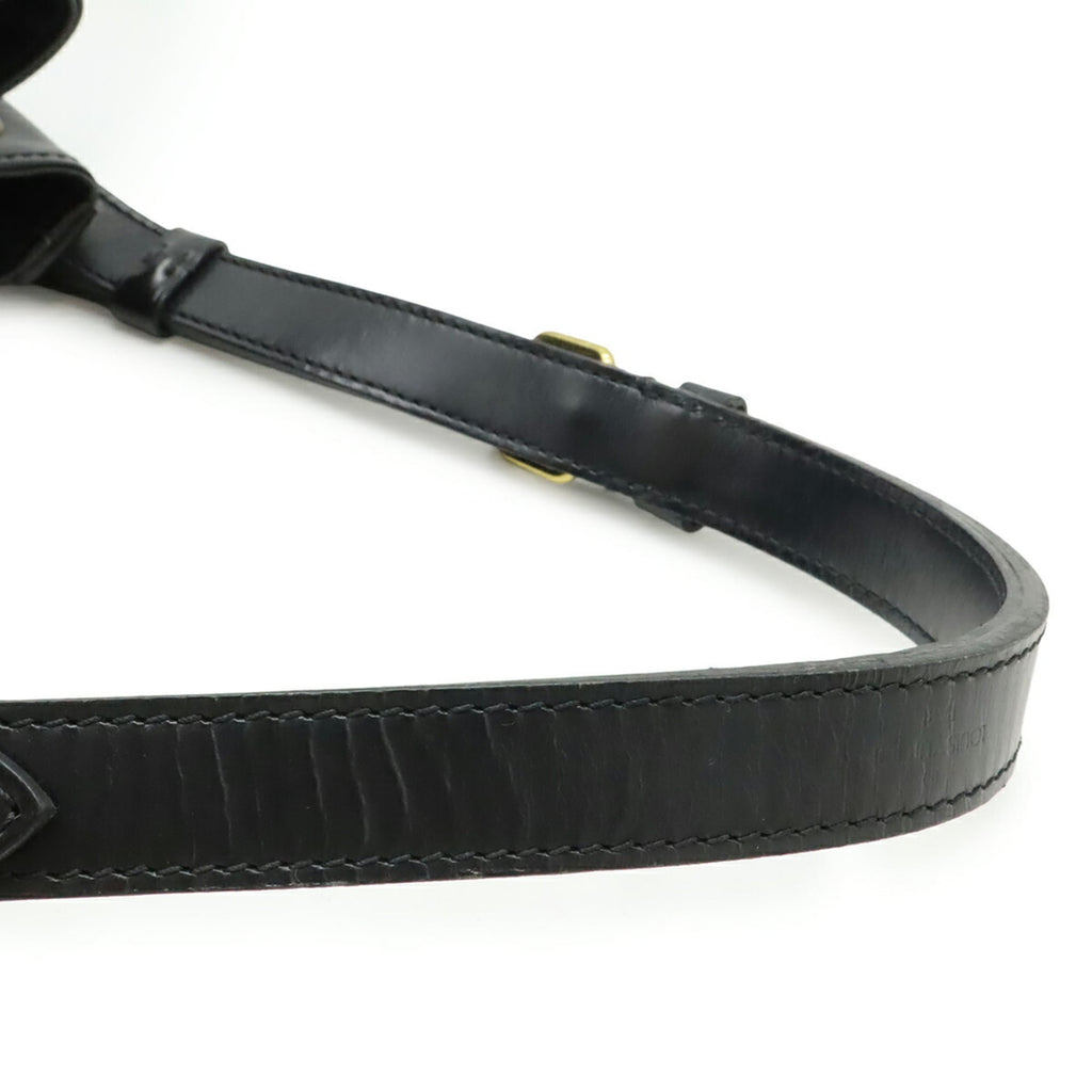 Louis Vuitton Black Noir Epi Leather Shoulder Bag (Pre-Owned)