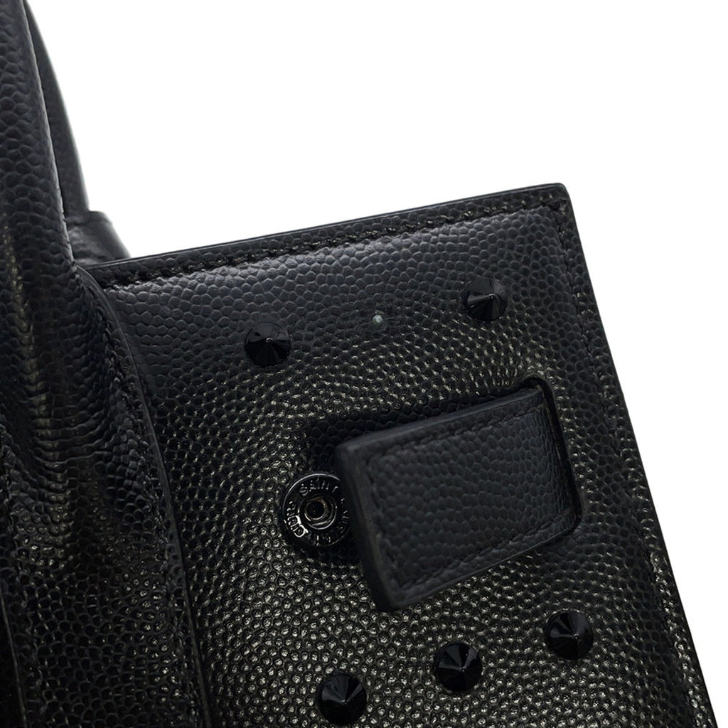 Yves Saint Laurent Black Leather Handbag (Pre-Owned)