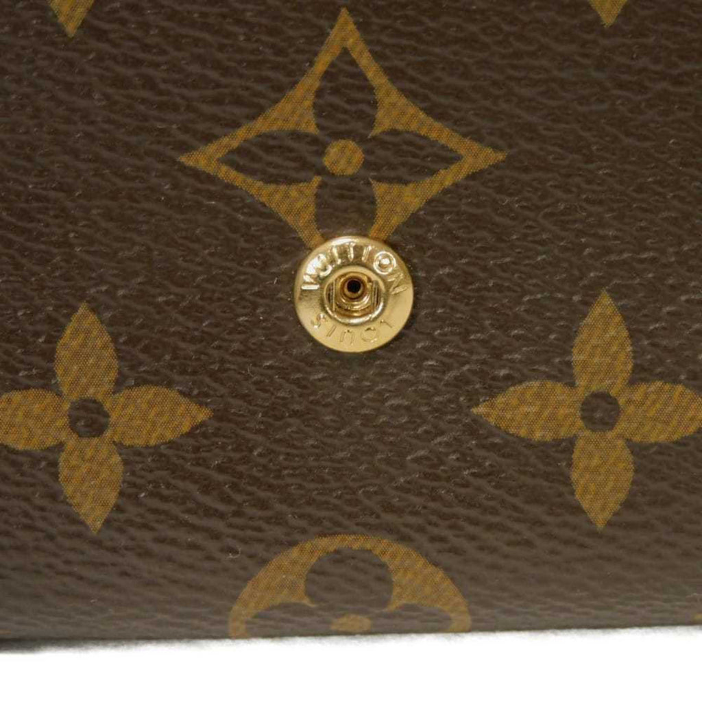 Louis Vuitton Monogram Brown Fuchsia Monogram Monogram Wallet (Bi-Fold) (Pre-Owned)