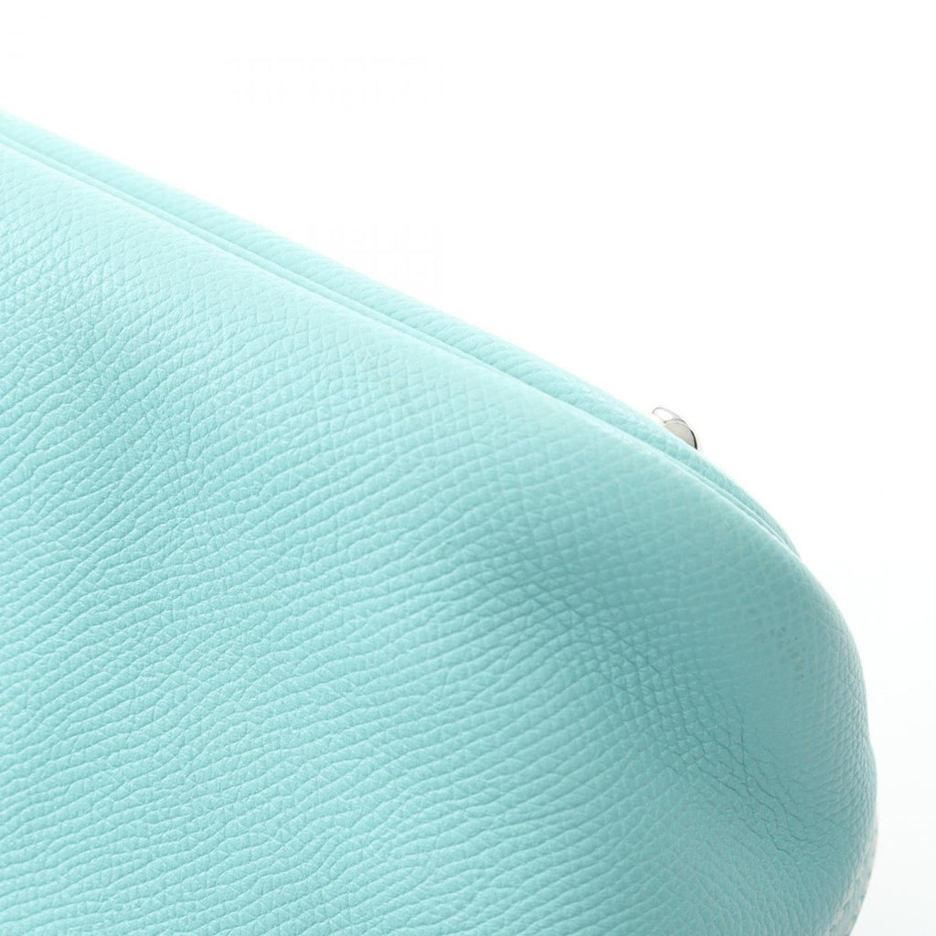 Hermes Blue Epsom Leather Handbag (Pre-Owned)