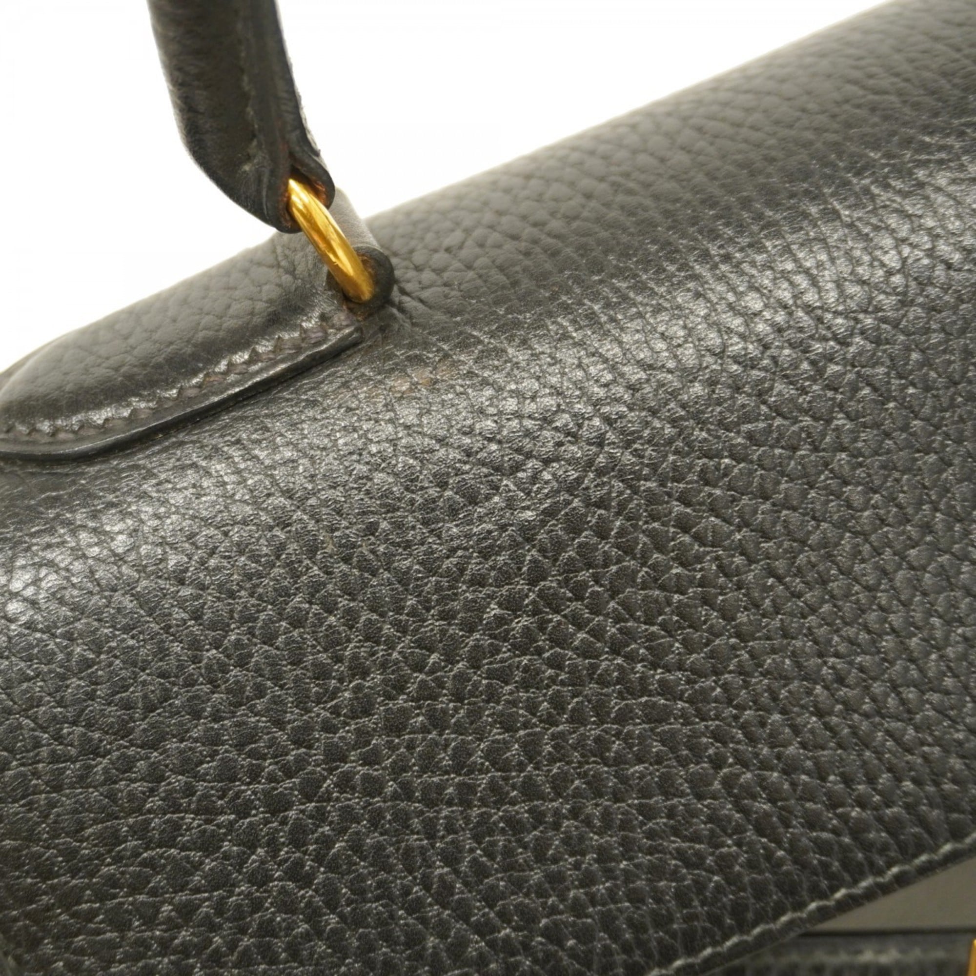Hermes Black Ardennes Leather Handbag (Pre-Owned)