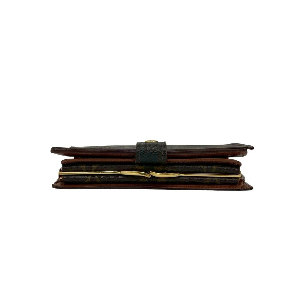 Louis Vuitton Brown Leather Pvc Wallet (Bi-Fold) (Pre-Owned)