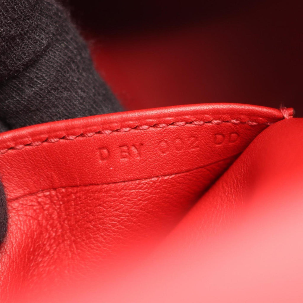 Hermes Red Color Swift Leather Handbag (Pre-Owned)