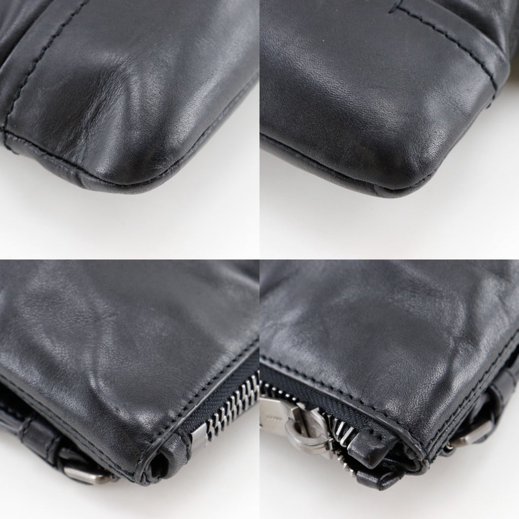 Bally Black Leather Briefcase (Pre-Owned)