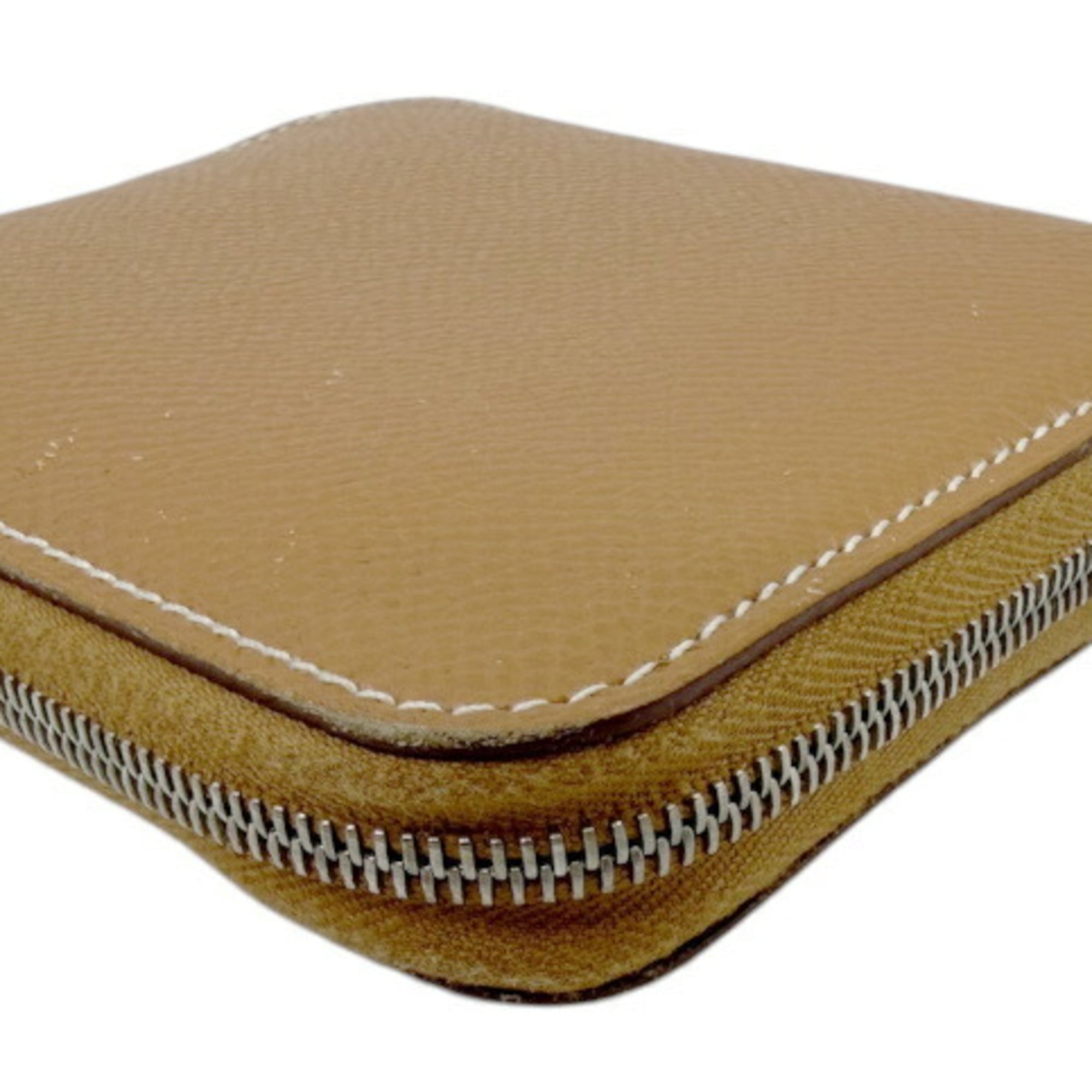 Hermes Gold Epsom Leather Coin Purse/Coin Case (Pre-Owned)