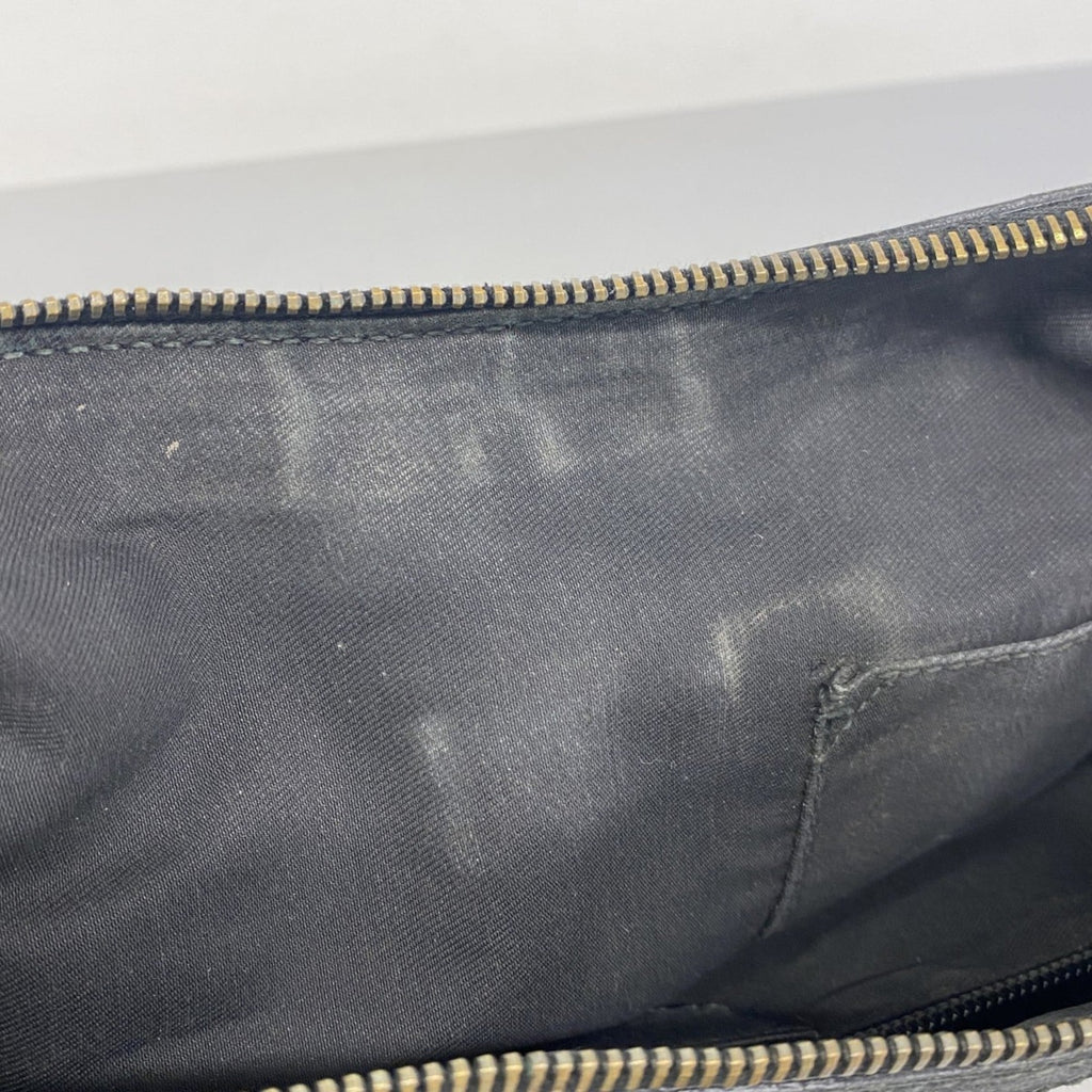 Gucci Black Canvas Shoulder Bag (Pre-Owned)