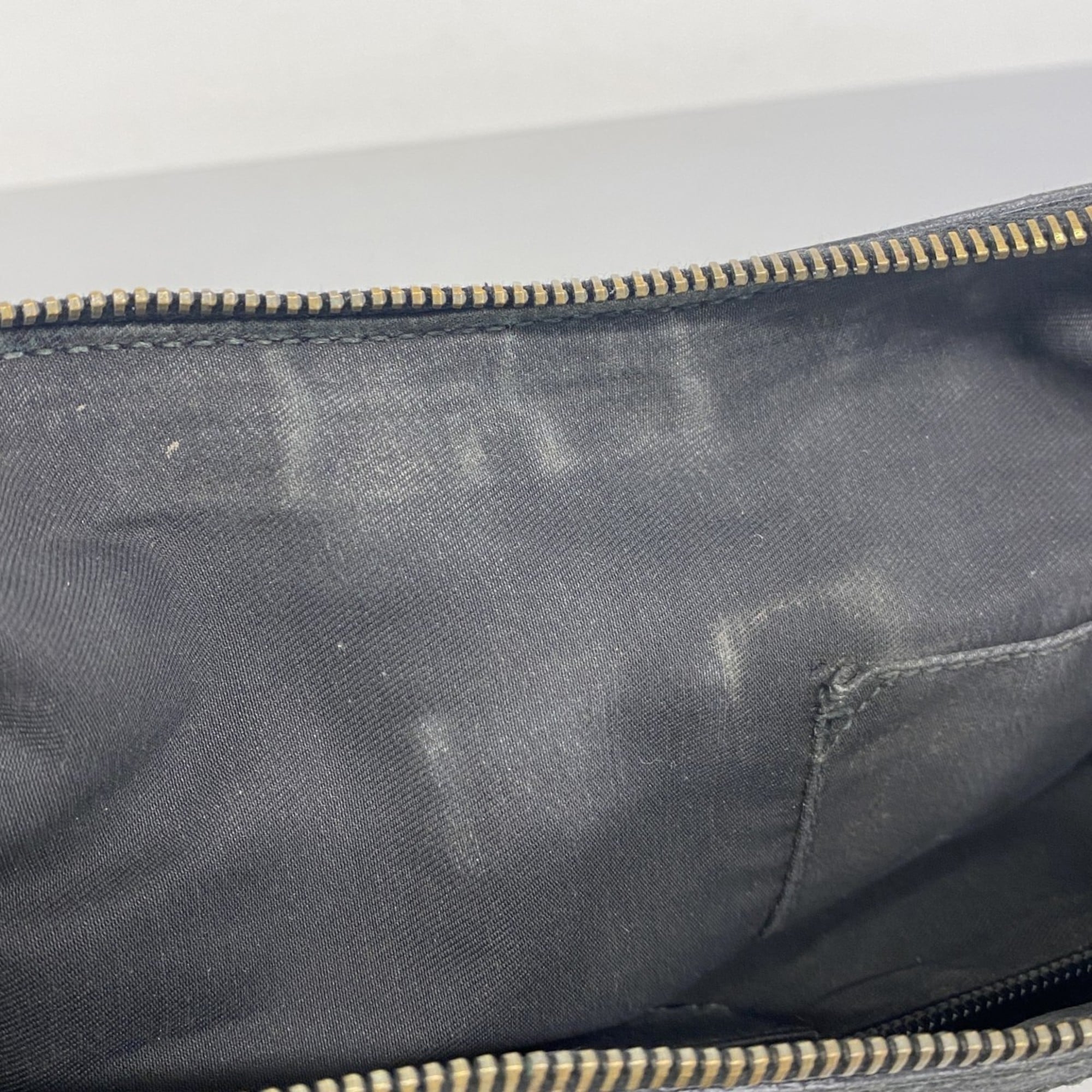 Gucci Black Canvas Shoulder Bag (Pre-Owned)