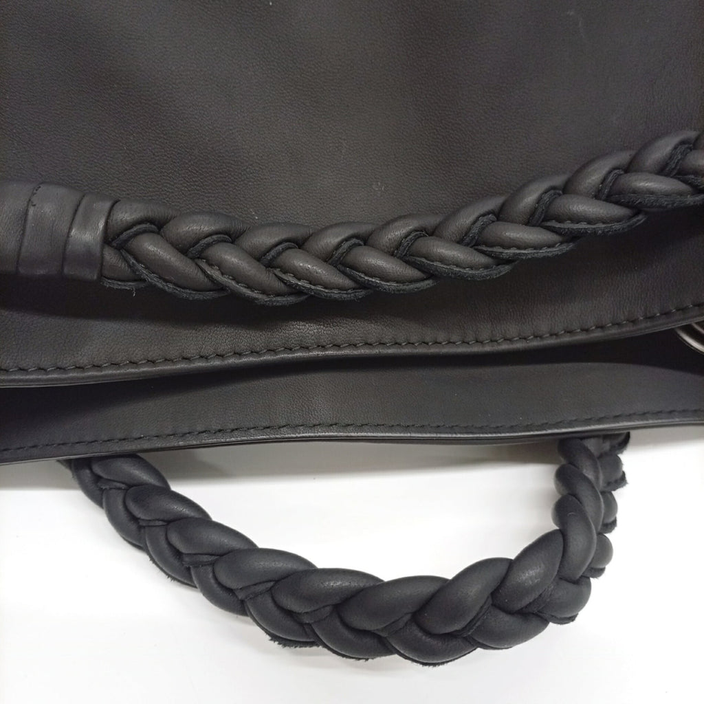 Bottega Veneta Black Leather Handbag (Pre-Owned)