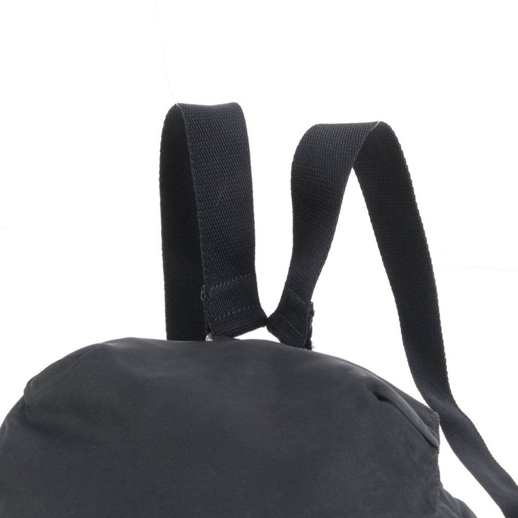 Prada Black Leather Nylon Backpack (Pre-Owned)