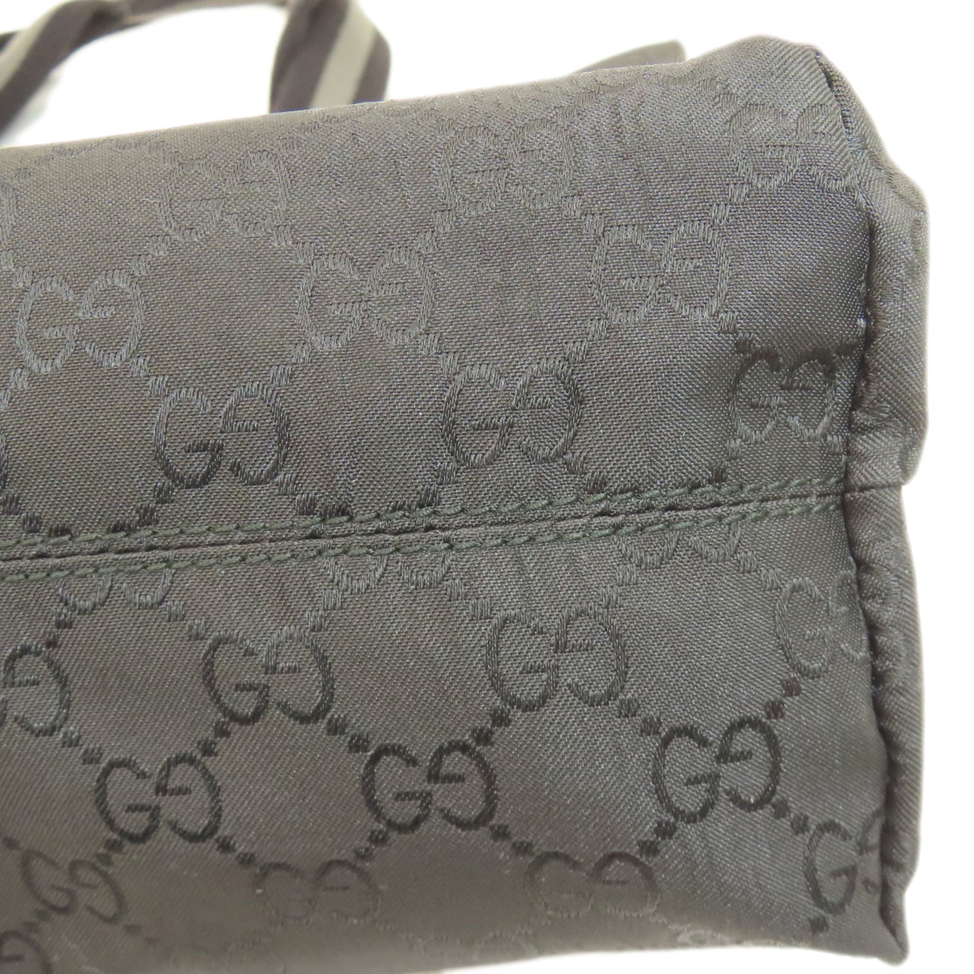 Gucci Black Nylon Tote Bag (Pre-Owned)