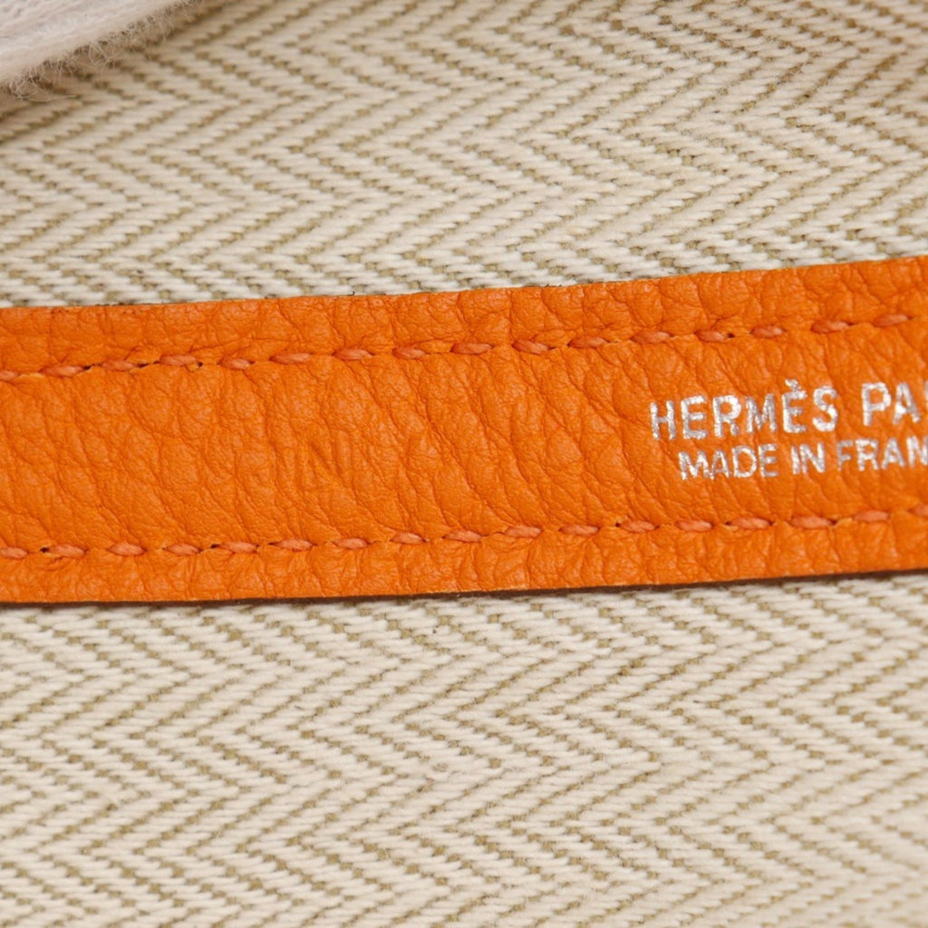 Hermes Garden Orange Negonda Leather Tote Bag (Pre-Owned)