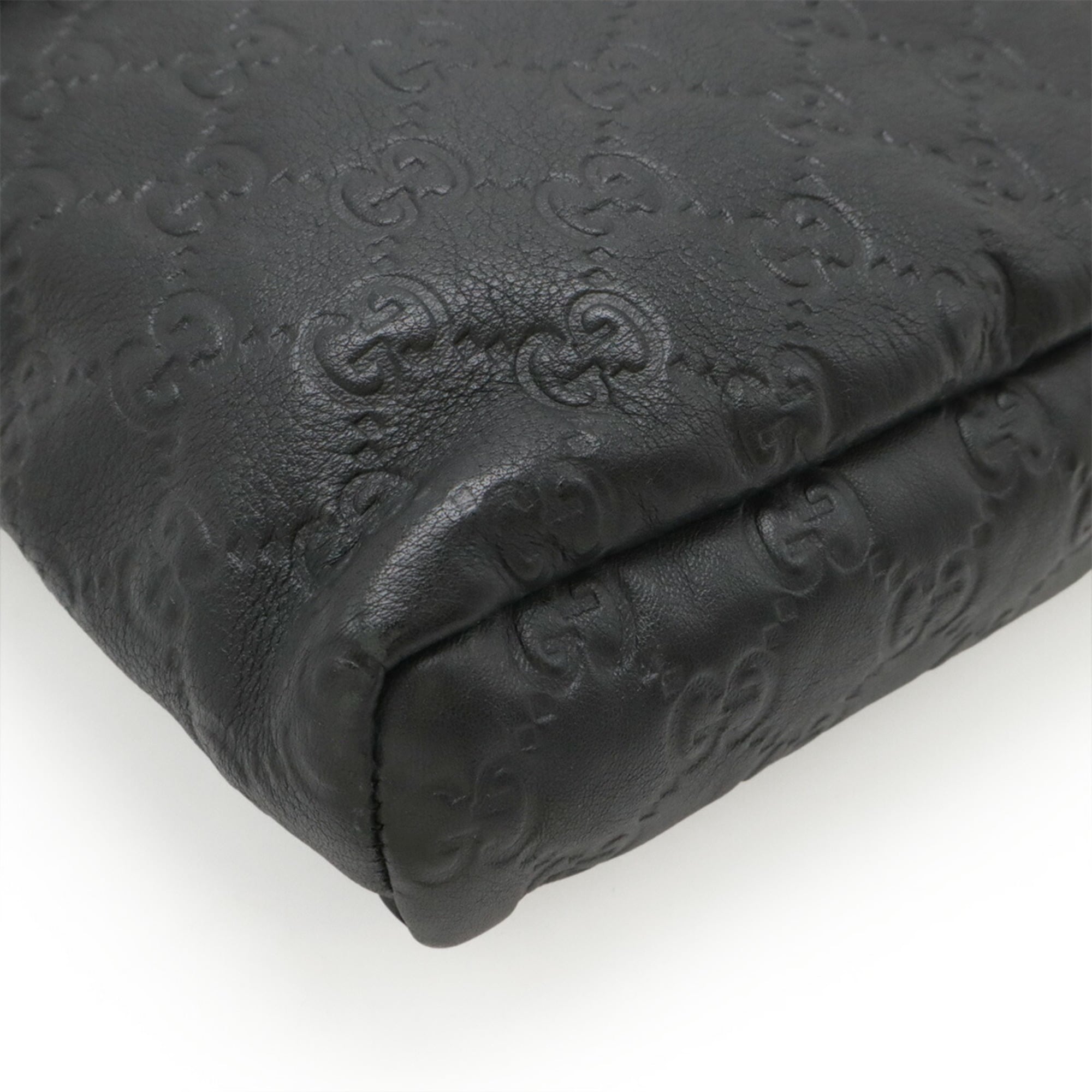 Gucci Black Leather Shoulder Bag (Pre-Owned)