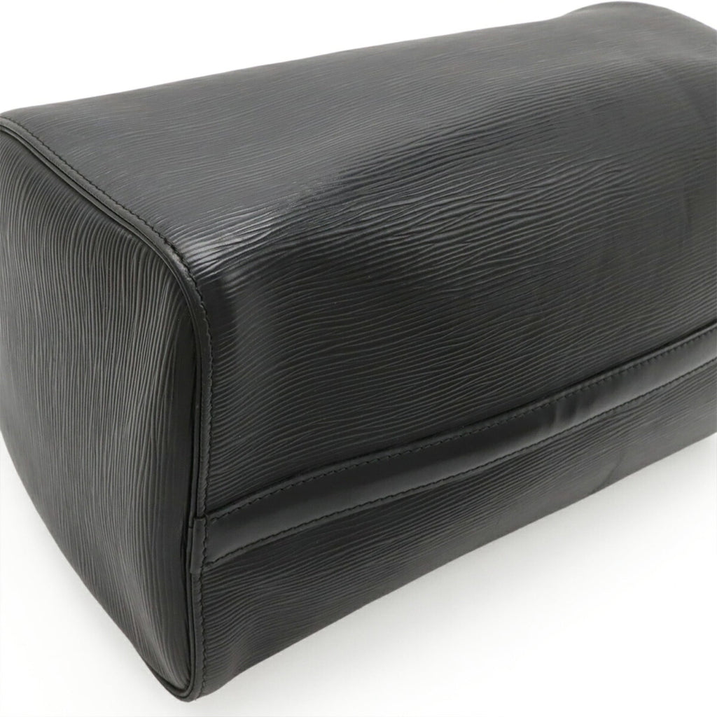 Louis Vuitton Epi Black Noir Epi Leather Handbag (Pre-Owned)