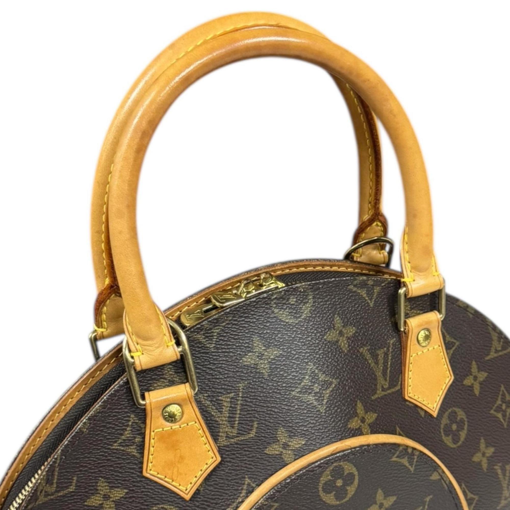 Louis Vuitton Brown Monogram Canvas Handbag (Pre-Owned)