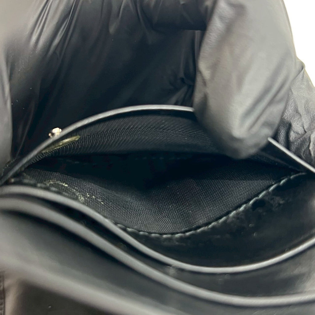 Prada Black Leather Wallet (Bi-Fold) (Pre-Owned)