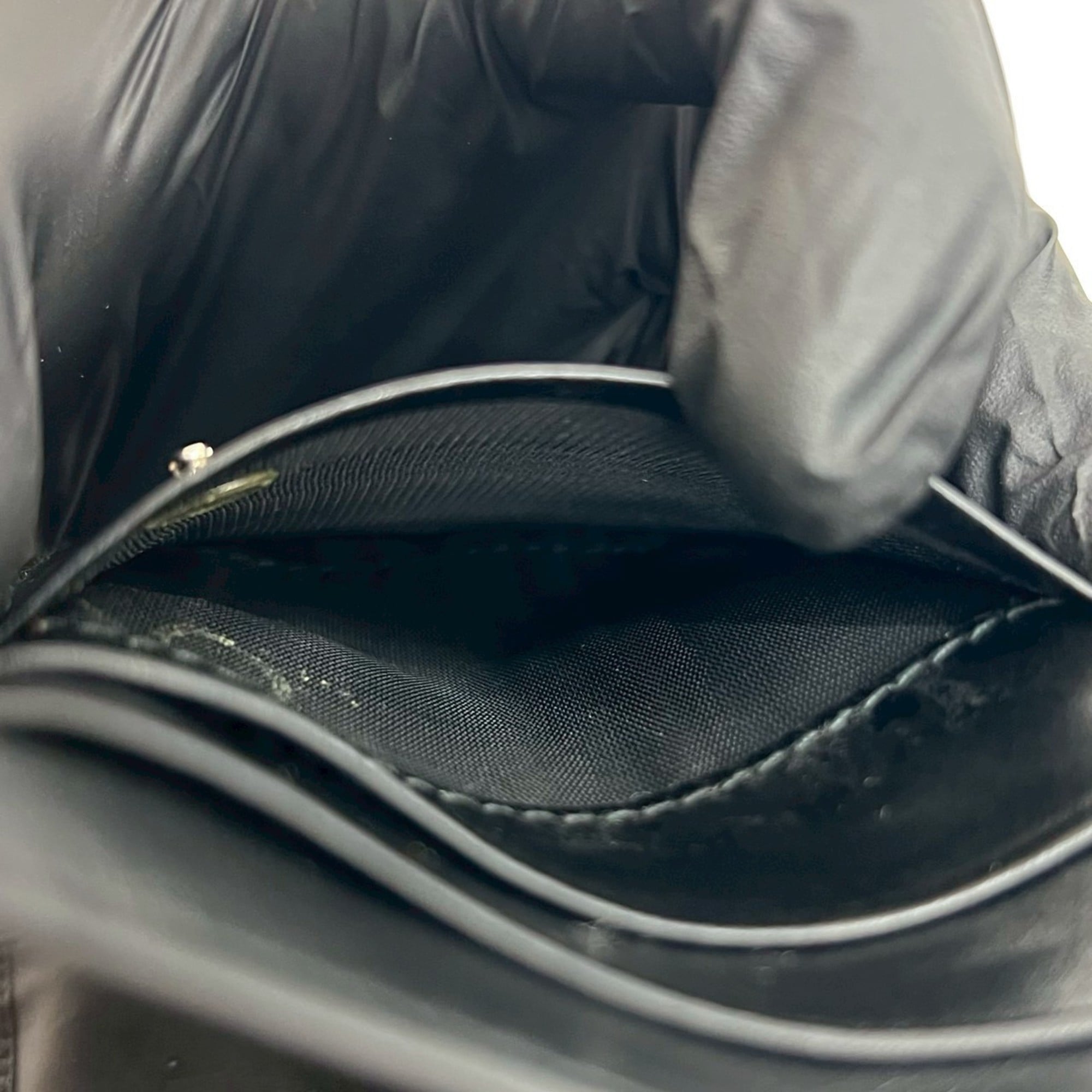 Prada Black Leather Wallet (Bi-Fold) (Pre-Owned)