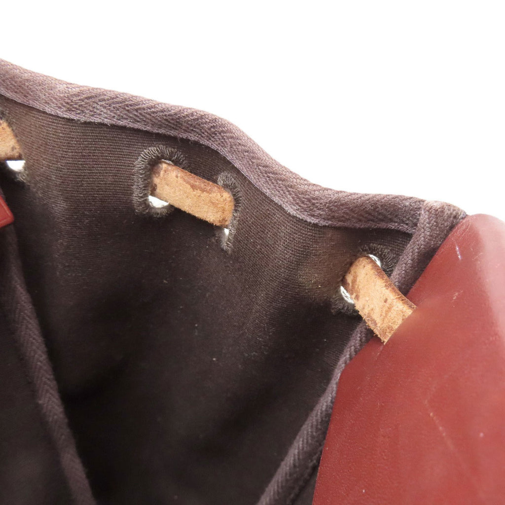Hermes Brown Toile Officier Tote Bag (Pre-Owned)