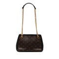 Louis Vuitton Black Brown Pvc Leather Handbag Shoulder Bag (Pre-Owned)
