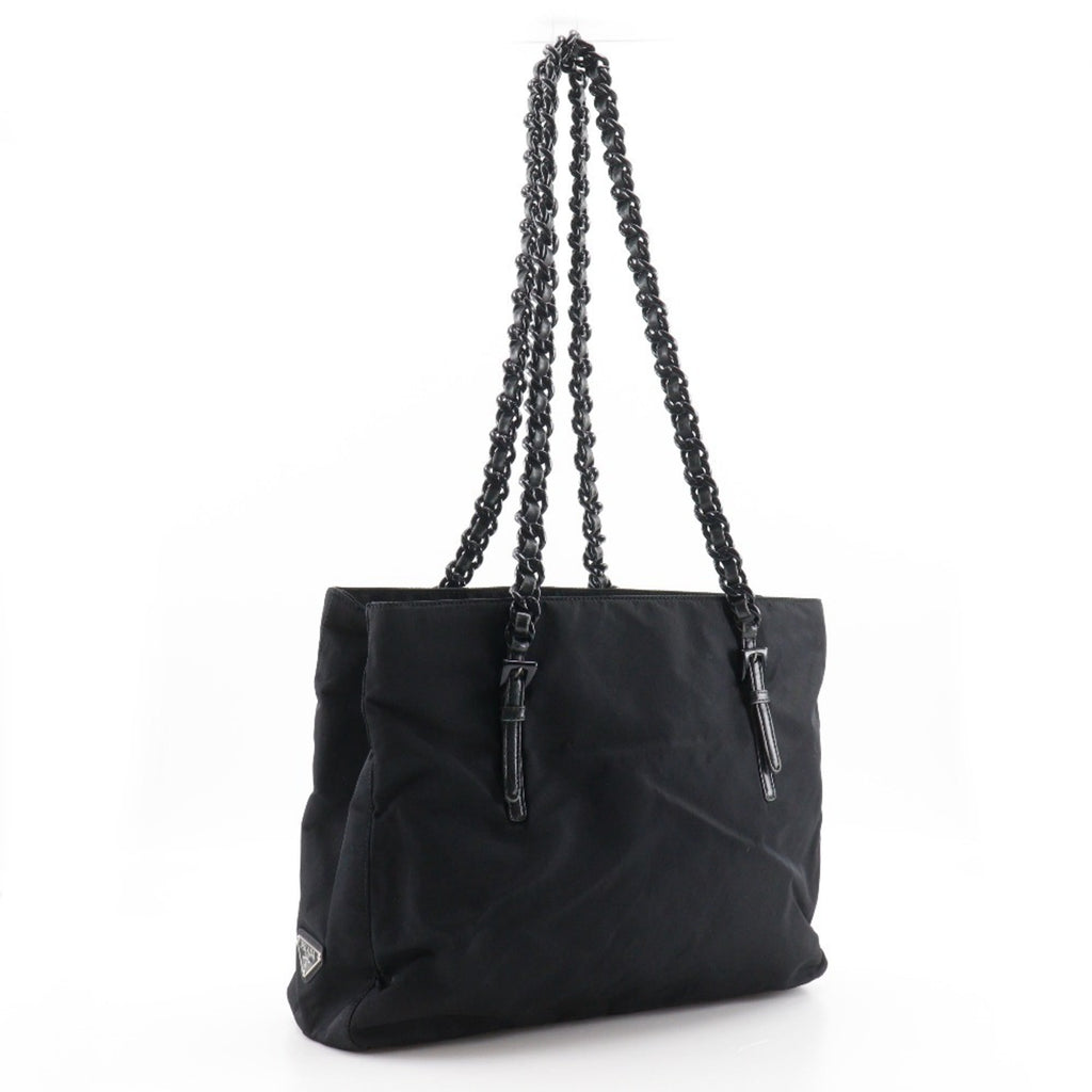 Prada Black Nylon Tote Bag (Pre-Owned)