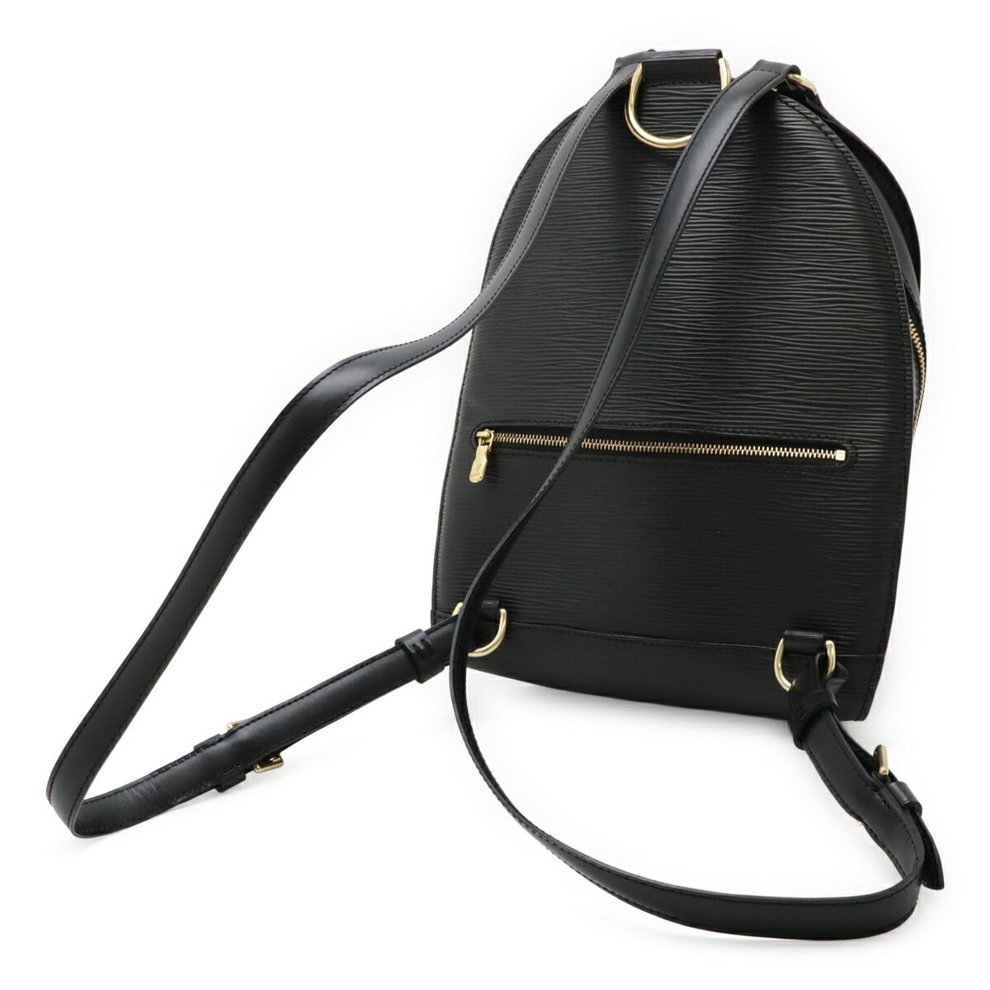 Louis Vuitton Khaki Canvas Leather Backpack (Pre-Owned)