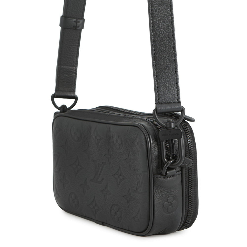 Louis Vuitton Monogram Shadow Black Noir Monogram Shadow Shoulder Bag (Pre-Owned)
