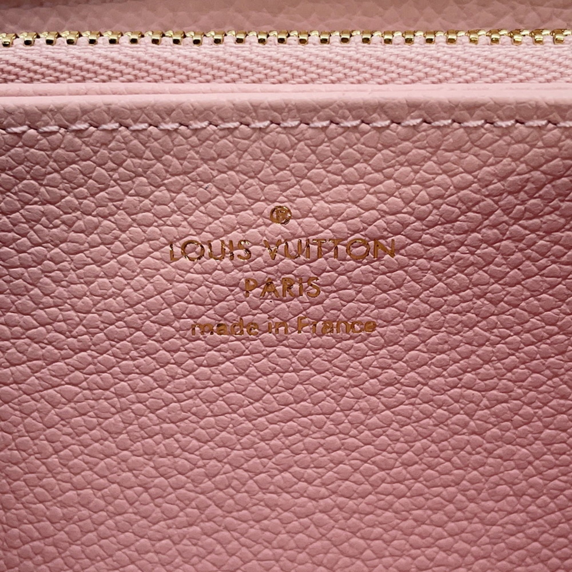 Louis Vuitton Monogram Empreinte Pink Monogram Empreinte Long Wallet (Bi-Fold) (Pre-Owned)