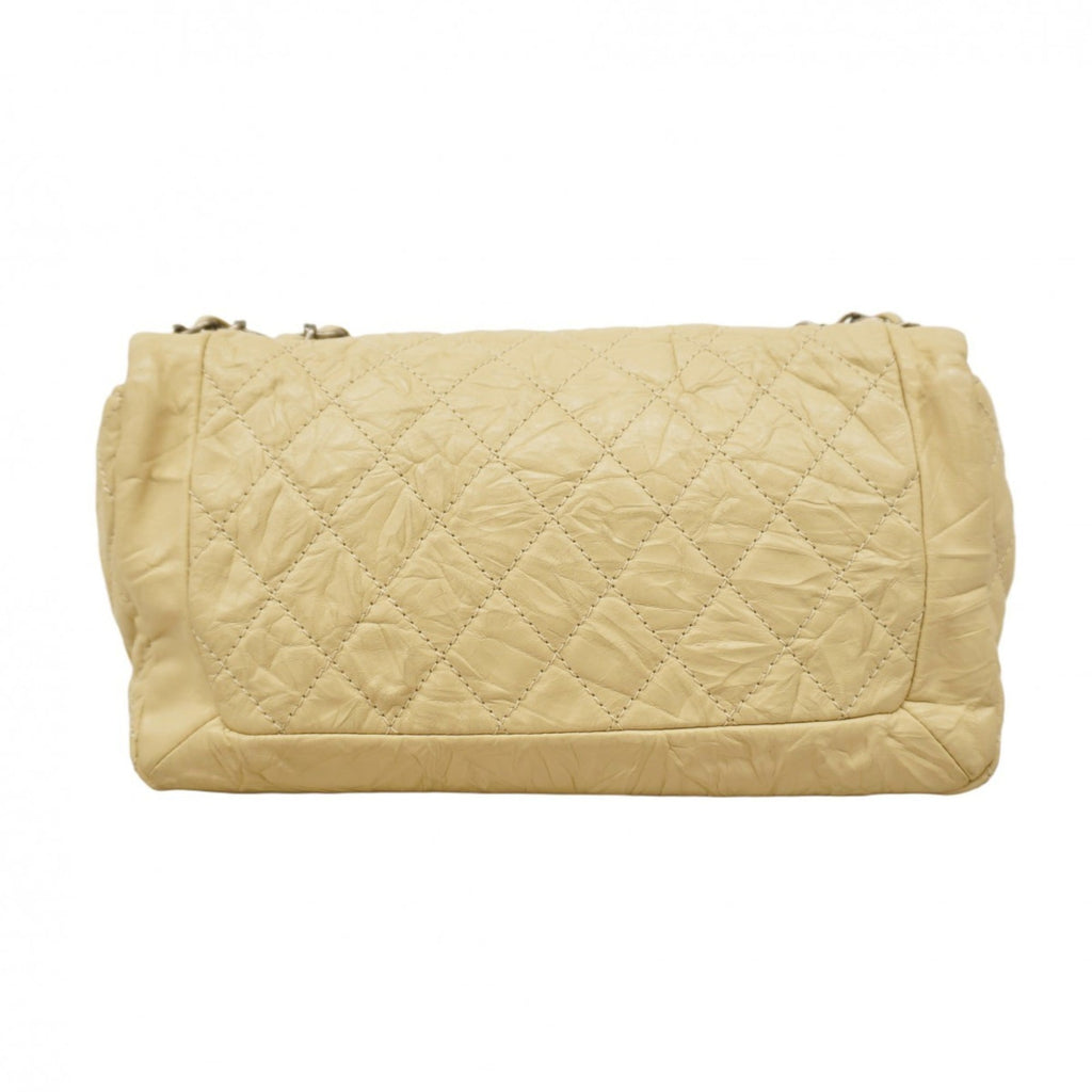 Chanel Beige Leather Shoulder Bag (Pre-Owned)
