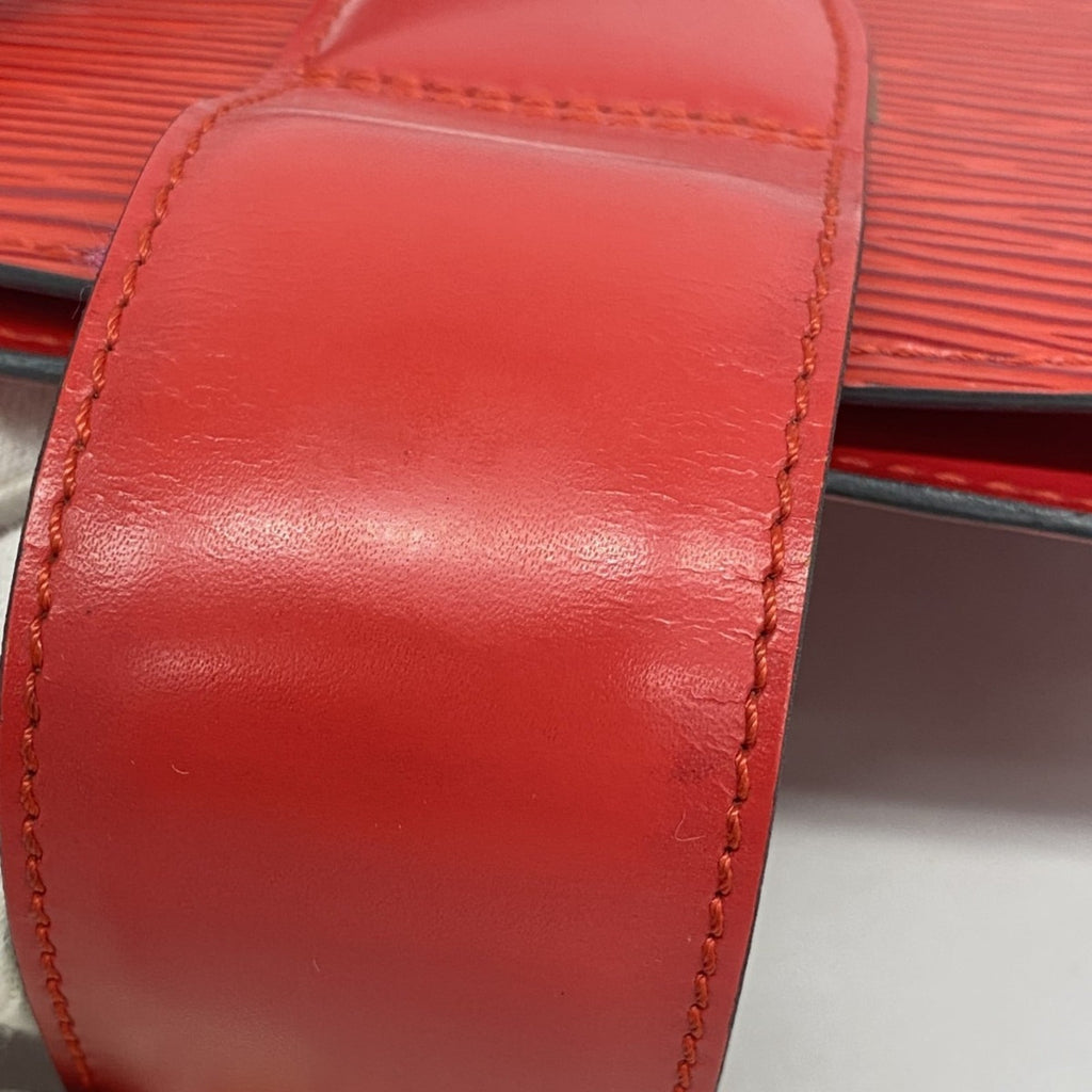 Louis Vuitton Castilian Red Shoulder Bag (Pre-Owned)