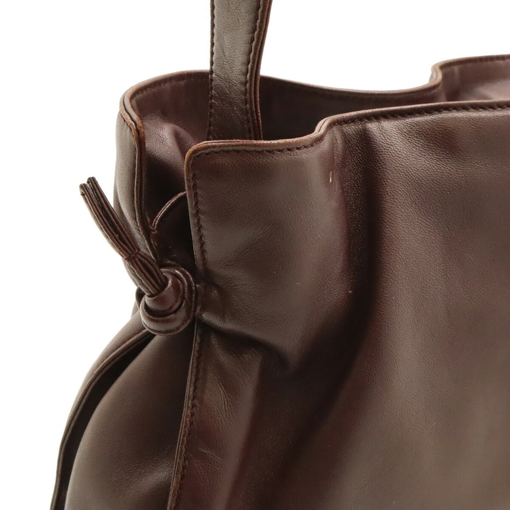 Loewe Bordeaux Nappa Leather Shoulder Bag (Pre-Owned)