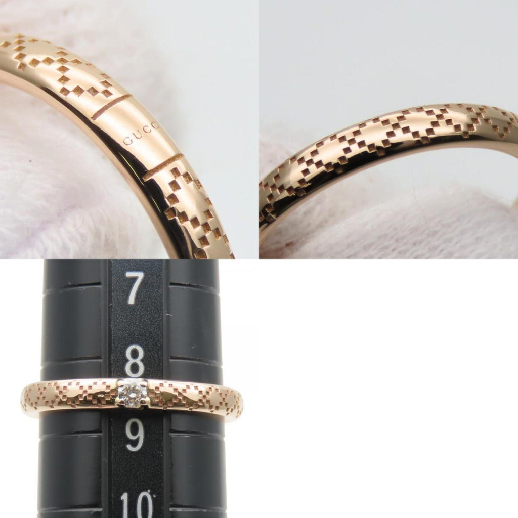Gucci Pink Gold Pink Gold (18K) Band Ring (Pre-Owned)