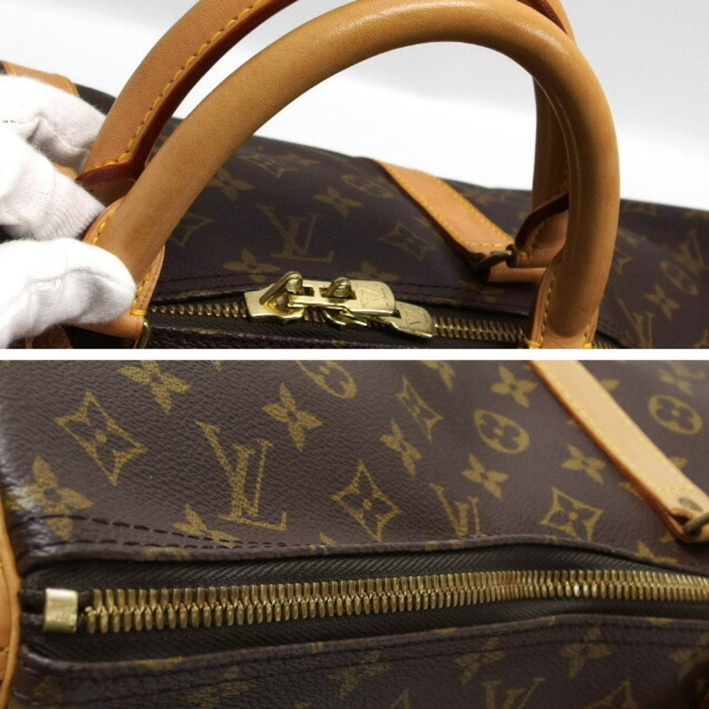 Louis Vuitton Brown Monogram Canvas Boston Bag (Pre-Owned)