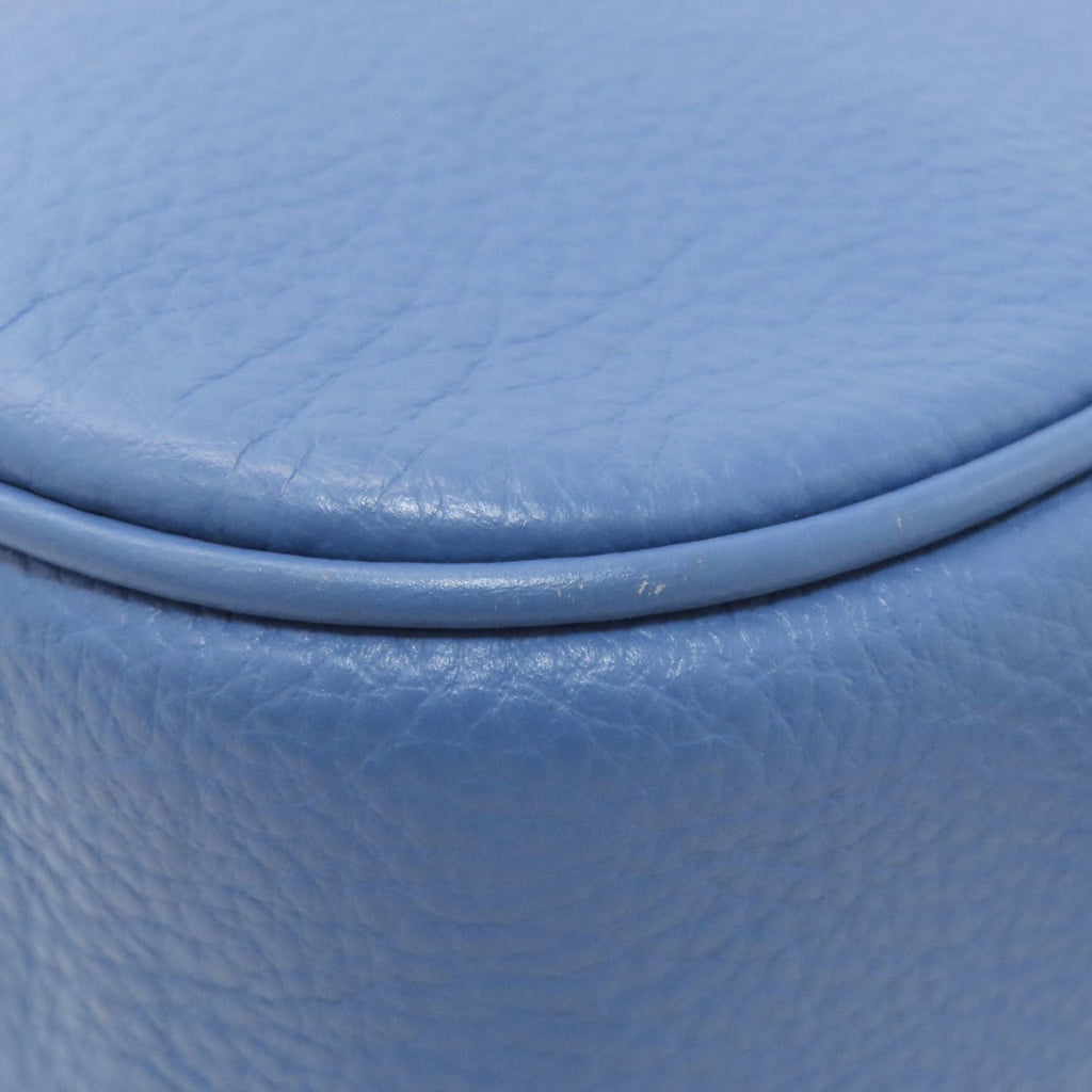 Coach Blue Leather Shoulder Bag (Pre-Owned)
