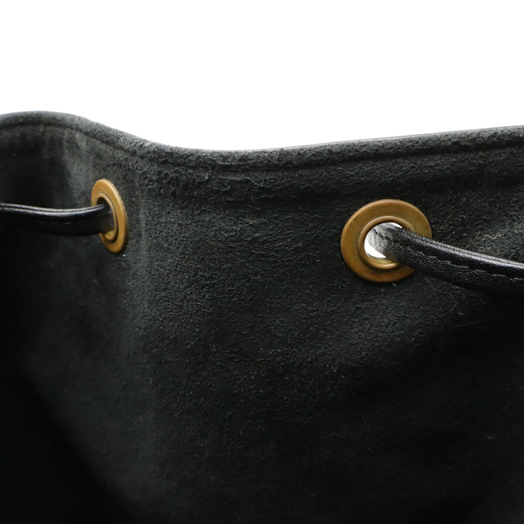 Louis Vuitton Epi Black Noir Epi Leather Shoulder Bag (Pre-Owned)