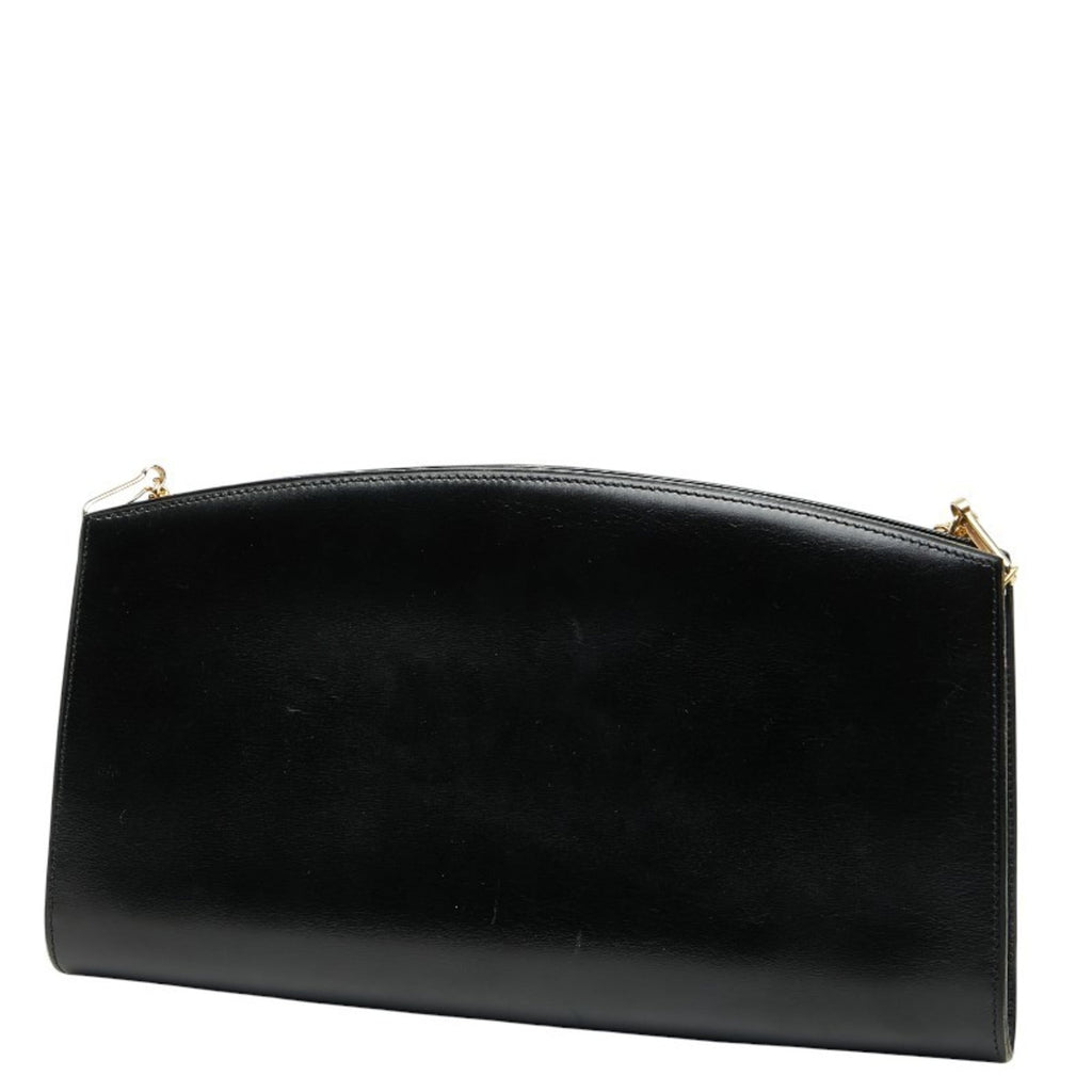 Christian Dior Black Leather Shoulder Bag (Pre-Owned)