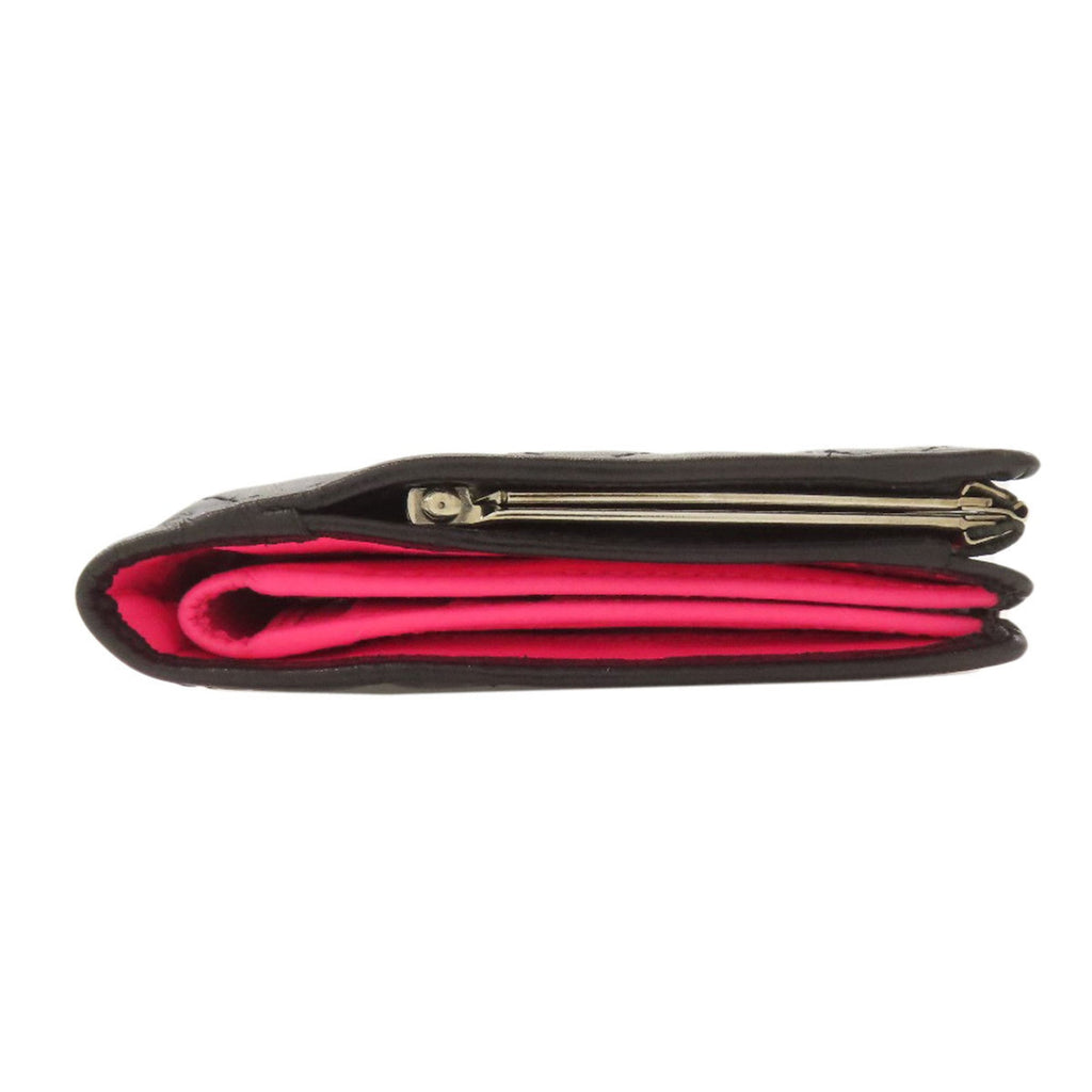 Chanel Black Leather Wallet (Bi-Fold) (Pre-Owned)