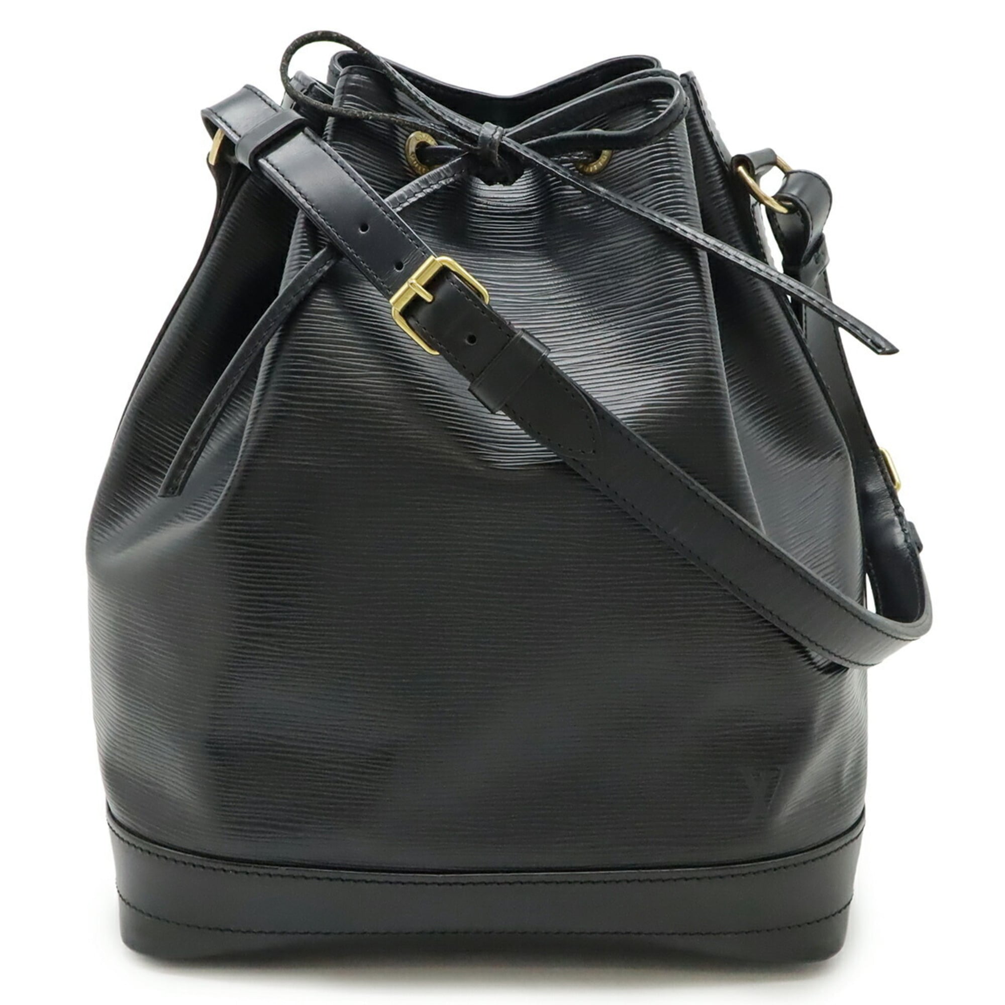 Louis Vuitton Black Noir Epi Leather Shoulder Bag (Pre-Owned)