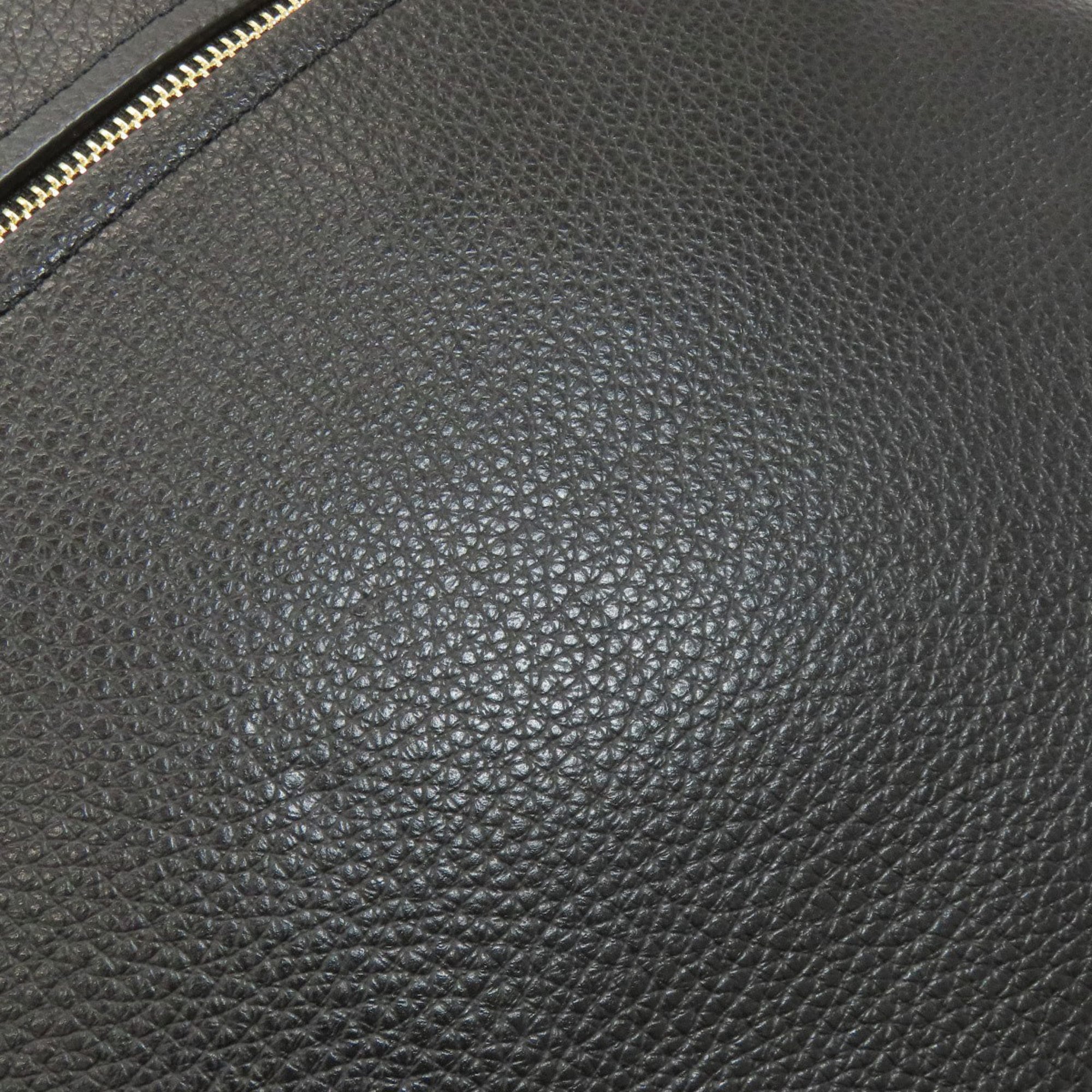 Coach Black Leather Shoulder Bag (Pre-Owned)
