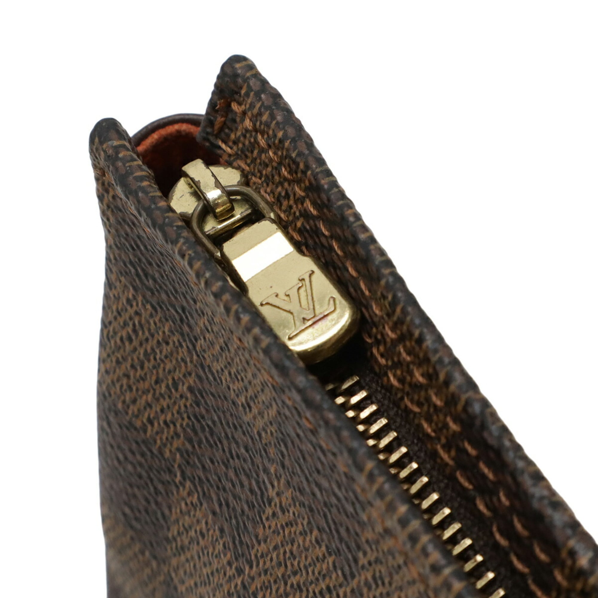 Louis Vuitton Damier Brown Pvc Pochette Shoulder Bag (Pre-Owned)