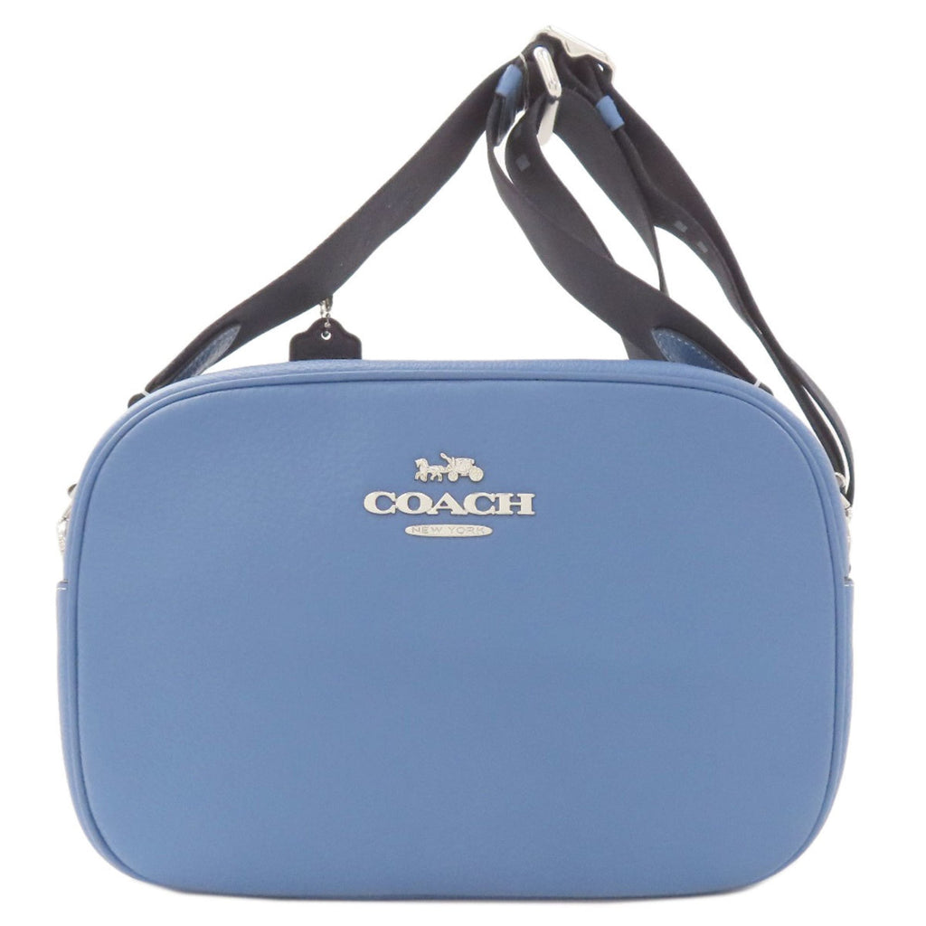 Coach Blue Leather Shoulder Bag (Pre-Owned)
