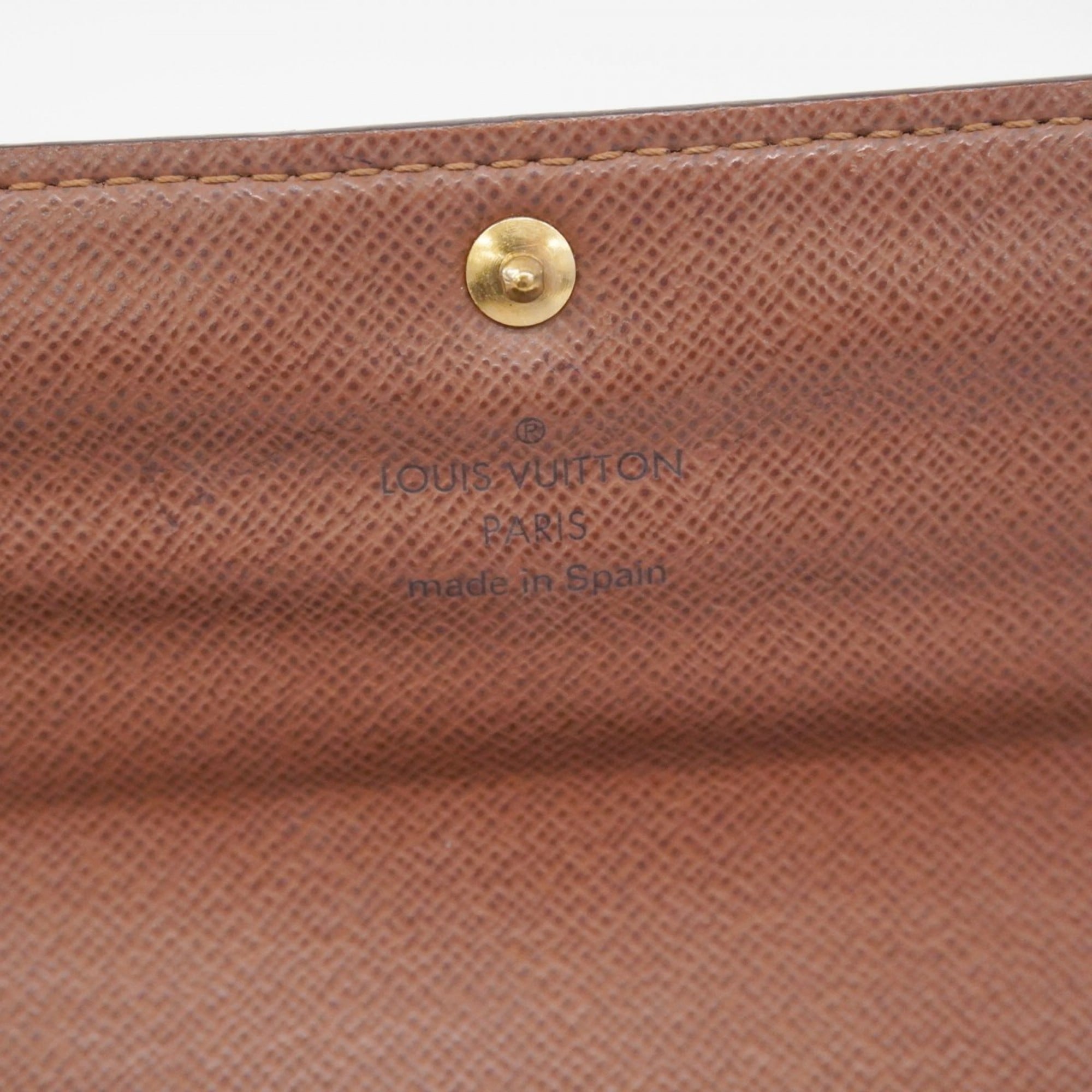 Louis Vuitton Brown Long Wallet (Bi-Fold) (Pre-Owned)