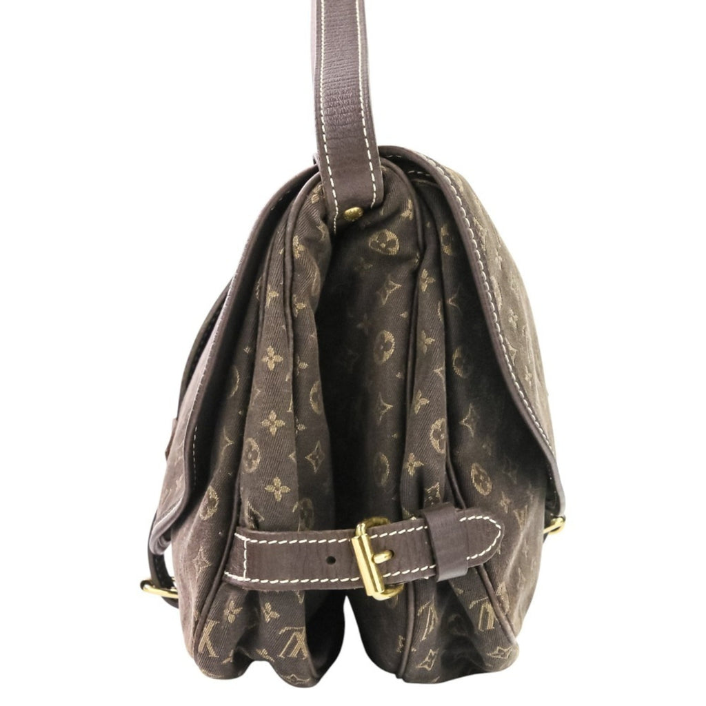 Louis Vuitton Brown Dark Brown Fusain Monogram Mini Shoulder Bag (Pre-Owned)
