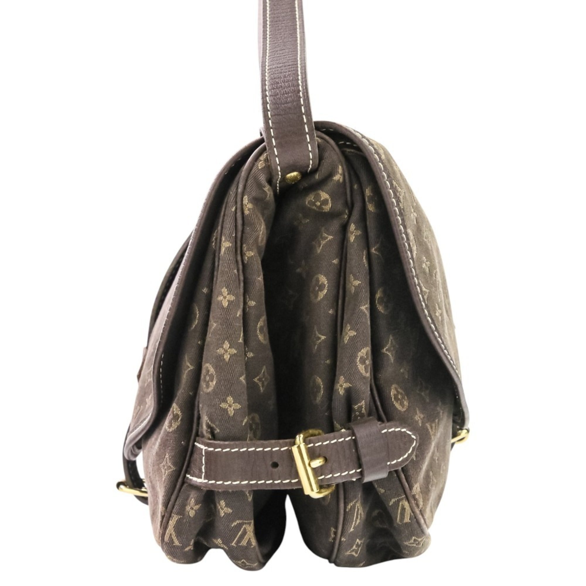 Louis Vuitton Brown Dark Brown Fusain Monogram Mini Shoulder Bag (Pre-Owned)